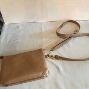 Taupe Unbranded Wristlet Purse NUMEROUS Pockets